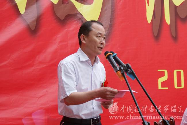 中共汶上县副县长岳耀寅致开幕辞