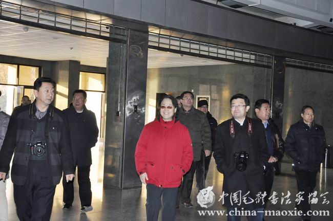 中国毛体书法家协会西安红色书画创作基地揭牌