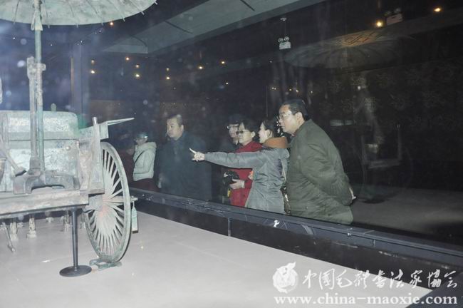 中国毛体书法家协会西安红色书画创作基地揭牌