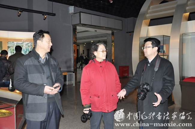 中国毛体书法家协会西安红色书画创作基地揭牌